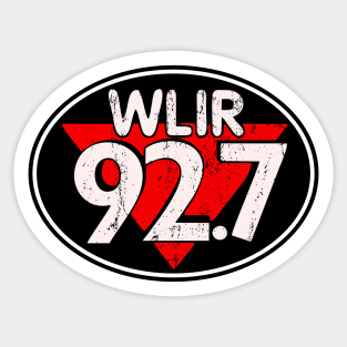 WLIR Radio Station Sticker